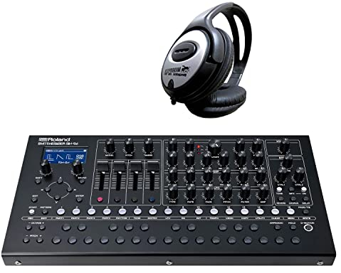 Roland SH-4d Desktop Synthesizer mit Sequenzer und Effekten + keepdrum Kopfhörer