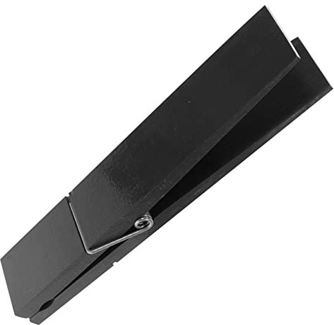 BUGUUYO Pince à Linge en Bois Géante Grise, Porte-Serviettes De Salle De Bain, Clip Décoratif Multifonction, Rangement Pratique pour Maison, Salle De Bain Et Bureau, Lot