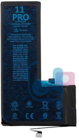 OnlyTech - Batterie Premium de Remplacement pour iPhone 11 Pro - 3046mAh - avec adhésif