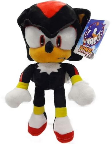 CARTOON Peluche Shadown gemello Sonic riccio supersonico morbido pupazzo 30 cm per bambini