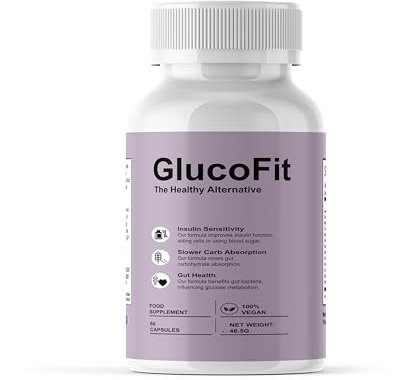 GlucoFit - 60 Capsules, The Healthy Alternative, Weight Management Capsules, Natural Ingredients, Appetite Control & Fat Burning Support Supplement Heaven