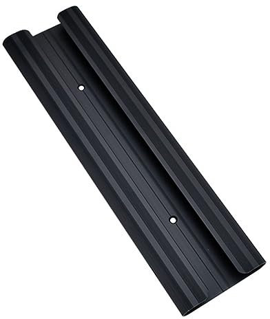 Cabilock Portavasos Invertido para Copas de Vino Negro, Estante de Aluminio Resistente, Soporte Colgante para Armario, Ahorro de Espacio, Adecuado para Cocina y Bar, Diseño Duradero