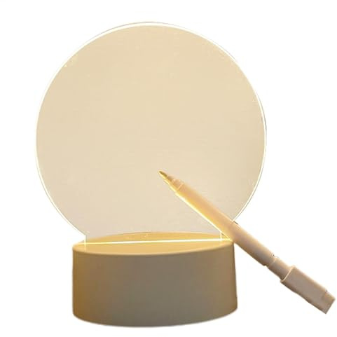 Lavagna bianca illuminata. Tavola bianca luminosa con LED, tavolo da disegno luminoso in acrilico, lampada da scrittura cancellabile, versatile lavagna bianca illuminata, utilizzabile in casa, bar,