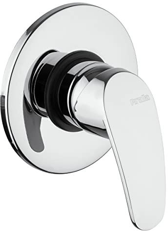 Yellowshop - Miscelatore bagno completo rubinetteria Ofelia lavabo bidet vasca e doccia incasso ed esterno in ottone cromato flessibile inox piletta Made in Italy (Incasso doccia)