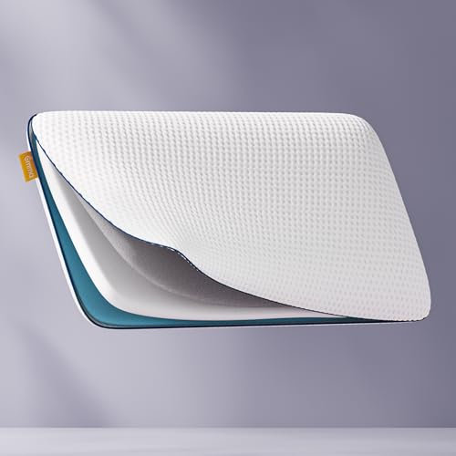 Emma Premium Stützkissen 70x40 – Ergonomisches Nackenkissen mit Thermosync Technologie – Kühlendes Memory Foam Kopfkissen, Höhenverstellbar für Seiten-, Rücken- & Bauchschläfer – Waschbarer Bezug
