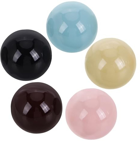 Vaguelly Electroplated Spherical Cap and Cylindrical Cover Perfume Ball Lid Spray Nozzle Cap 5pcs Unique Elegant Design, Fine Workmanship for Bottles Topper Versatile Usage for Office