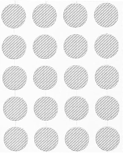 20Pcs Silver Earbud Filter Set - 4mm Protective Mesh for in-Ear Headphones | Durable Dustproof Earphone Accessories with Easy-Replacement Design