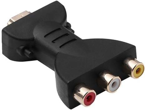 TASSFROO Adaptador HDMI a AV, Convertidor RCA a HDMI Adaptadores de Audio y Video Convertidor de Componentes de Señal Digital Compatible con TV Consolas Proyectores