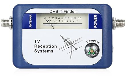 DVB-T TV Antenna digitale Misuratore di segnale terrestre Puntatore antenna Ricevitore satellitare TV con bussola Sistemi di ricezione TV Facile da localizzare