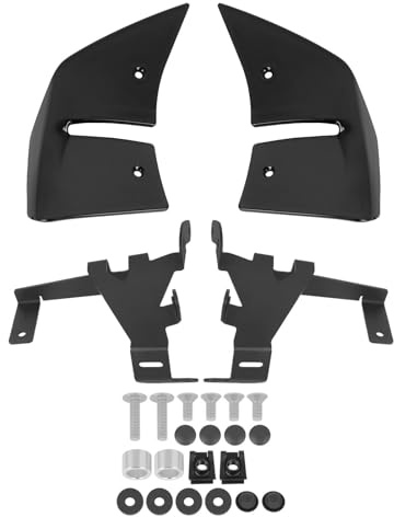 Alette Moto Per Hornet 2025 CB 750 CB750 Motocicletta Naked Laterale Anteriore Aerodinamico Alettone Deportanza Spoiler Carenatura Aletta Ala Aerodinamica(Gloss black)