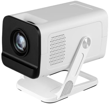 Akfldms Miniproyector Portátil WiFi6 BT5.4 con Enfoque Automático y Android 11, Compatible con Full HD 4K, Cine en Casa y Al Aire Libre, X1AQ, Enchufe de la UE EU Plug
