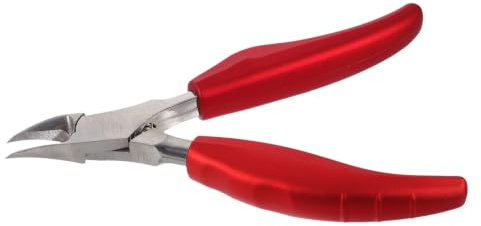 DIYEAH Cortaúñas Plegable para Uñas Gruesas y Encarnadas Diseño Antideslizante y Acero Inoxidable Resistente para Manicura y Pedicura