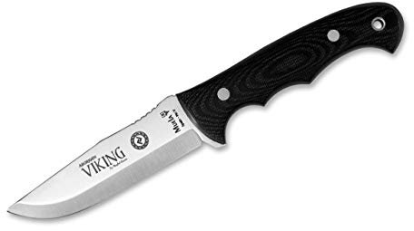 Muela Erwachsene Fahrtenmesser Viking Black Micarta, Schwarz, 23, 3 cm, 02MU124