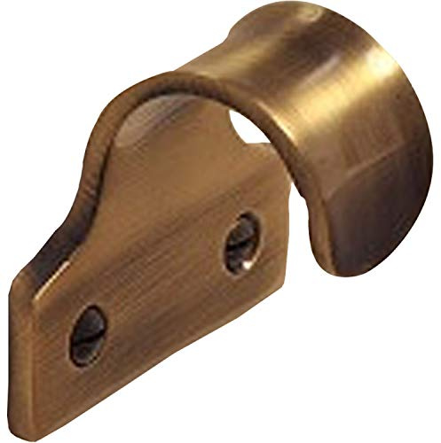 Window Sash Lift Finger Push/Pull Slide Grip Handle + Screws Hook Solid Victorian Vintage Old Style Fittings Handles 50mm Hook Top Quality Brass Finish Pack of 6