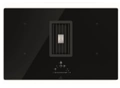Table De Cuisson Aspirante Induction 83cm 4 Feux 3700w Noir - 6837071
