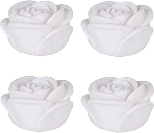 Youning 4 Stück Schwimmende Blumen Led Pool Licht Wasserdichtes Schwebendes Rosen Licht für Romantische Hochzeiten Partys Whirlpool Dekoration 7 Farben Wechselnd, Batteriebetrieben (4PCS)