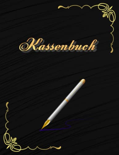 Kassenbuch Friseursalon Kleinunternehmer Mobiler Friseur Hausbesuche Barbier Budgetplaner mit Tabellen Einnahmen Ausgaben Kontoübersicht ... Finanzplaner Haushaltsbuch Schwarz 02