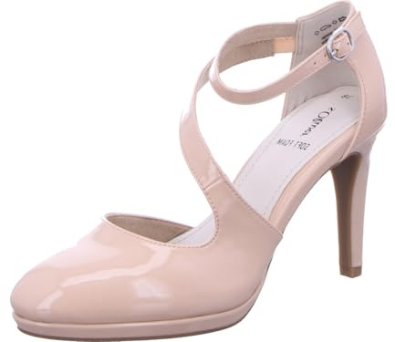 s.Oliver Damen 5-5-24401-20 Pumps, Nude Patent, 39 EU