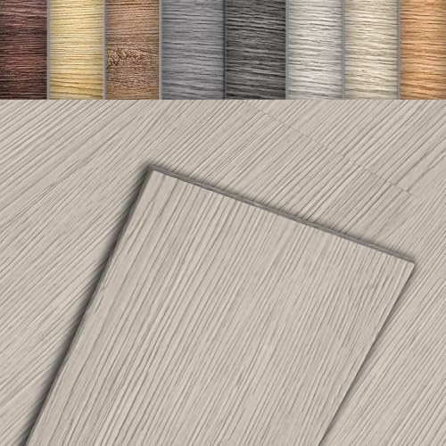 Froadp Rivestimento in PVC autoadesivo 5,02 m², pavimenti in vinile con effetto legno, piastrelle adesive in vinile, 36 pezzi di piastrelle in vinile antiscivolo e impermeabili, piastrelle in laminato