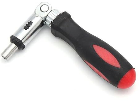 Cacciavite a cricchetto reversibile, 1/4 di pollice esagonale, cacciavite multiuso, regolabile a 180°, strumento di riparazione reversibile per fai da te, manutenzione domestica