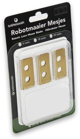 3 lame per robot tagliaerba South® in titanio adatte a PARKSIDE (robot tosaerba) - Attenzione: viti non incluse - 3 pezzi