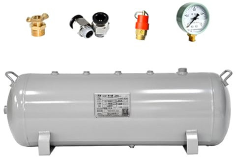 Air Tank Tanque De Aire Portátil De Alta Presión, Kit De Tanques De Compresor De Aire De Repuesto De 100, 80, 50, 30, 20, 10, 5, 4, 3, 2 Y 1 L Para Almacenar Gas, Portador De Tanque(100L(26.42Gal))