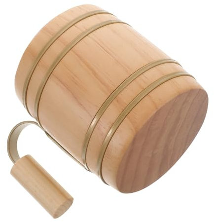PRETYZOOM Wooden Cup Stainless Steel Liner Japanese Tea Cup Heat Retaining Mug for Summer and Winter Home Cafe