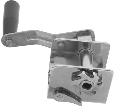 Sosoport Handkurbel Zufällige Farbe für Badminton Netzspanner aus Eisen Einfache Montage Langlebig Silberfarbener Spanner and Volleyballnetze and Reisen für Outdoor Sport