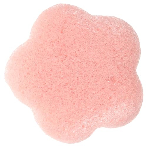 GANAZONO Esponja de Flores de Color Rosa Esponja Limpiadora y para Cara de para Limpieza y Revitalizante Casa y
