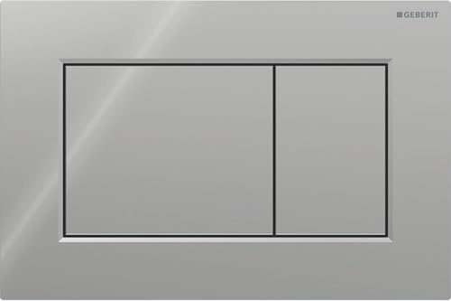 Geberit Sigma 01 Drückerplatte Square Glänzend Chrom für Sigma Spülkasten 8cm (UP720) und 12cm (UP320)