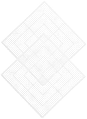 SEWACC 2pcs Floor Drain Covers Hair Catcher for Bathroom Drain Filter Mesh Cover Sink Strainer for Kitchen Sink and Bathroom