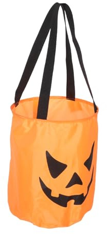 Uonlytech Halloween Pumpkin Candy Bucket LED Illuminato per Borsa Zucca Luminosa per Dolcetto o Scherzetto Decorazione Festa Halloween Leggera e Portatile