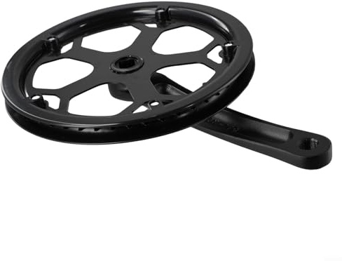 Ensemble de manivelle de vélo à trou carré de 170 mm avec options de plateau 48T, 40T, 52T, compatible avec les vélos électriques et le cyclisme de route (48T)