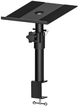 NONDK Desktop-Ständerplattform für Studio-Monitore, Klemmbefestigung Lautsprecherständer, Höhenverstellbar für Computerlautsprecher, für Studio-Qualität.