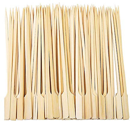 Steckerlfisch Spieße 400PCS Flache Spieße Für Kebabs Spieße Für Grillen Kebab Sticks Kebab Spieße Holz Lange Spieße Spieße Für Obst Kebabs