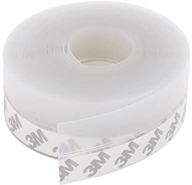SIOPPKIK Guarnizione Finestra, Paraspifferi Sottoporta,8M x 25MM a Forma di Porta, Antivento Striscia di Sigillatura Antipolvere（1Pcs）