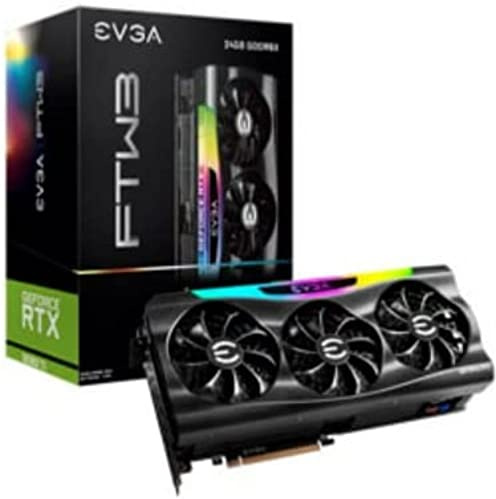 EVGA Carte Graphique NVIDIA GeForce RTX 3090 Ti 24 Go FTW3 Gaming Ampere 24G-P5-4983-KR