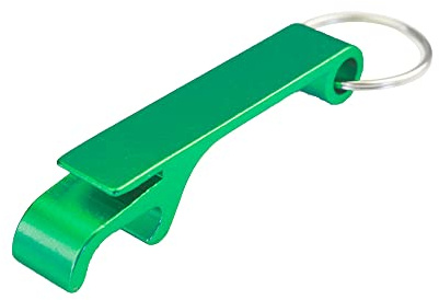Portachiavi apribottiglie in alluminio con mini cavatappi per giardino, bar, casa, pub e feste
