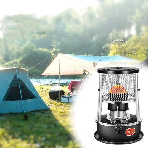 Riscaldatori d'ambiente Fornello a cherosene senza elettricità Riscaldamento efficiente Fornello da campeggio Tenda da esterno Riscaldatori ad olio Potenza di fuoco regolabile Riscaldamento surround a