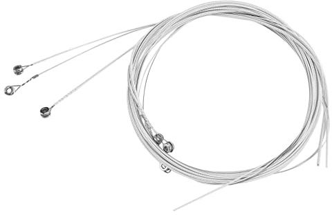 Junguluy Conjunto de 6 150XL medir 0,009 cuerdas de acero para guitarra eléctrica