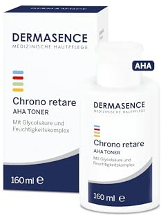 DERMASENCE Chrono retare AHA Toner, 160 ml | AHA-Toner mit Glycolsäure, stärkt die Hautbarriere, entfernt Hautschüppchen, verfeinert Poren, feuchtigkeitsspendend