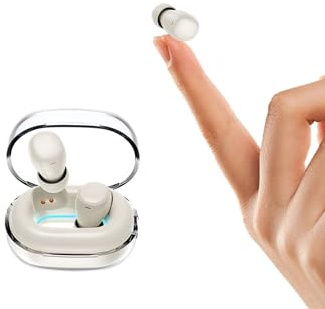 Mini écouteurs invisibles Bluetooth sans fil dans les oreilles, les plus petits écouteurs sans fil pour les petites oreilles, caches auditifs cachés dans l'oreille pour le travail