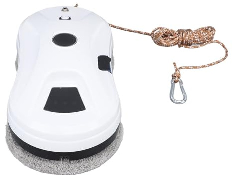 Locadence Window Cleaner Robot, 2800Pa Suction Power Glass Cleaning Robot with 8 Cloth, Double Disc Wiping Cleaning Robot for Windows, Tiles, Glass Door