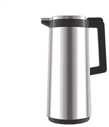 Carafe à café isotherme, 1,3 L/1,6 L/1,9 L, coque en acier inoxydable, bouilloire isolée, grande capacité, bouteilles d'eau chaude, cafetière intérieure en verre, pot isolant (taille : 1,3 L) (1,9 L)(