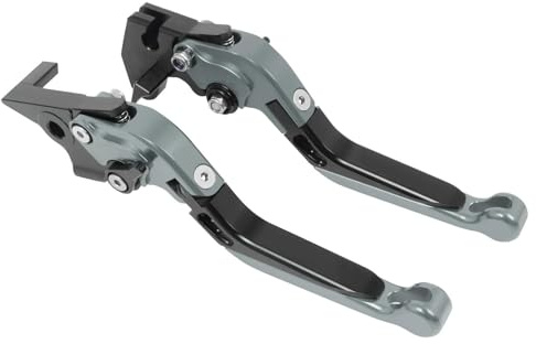 Palancas Freno para MT125 para MT 125 para MT-125 2014-2021 Motocicletas Palancas Embrague Freno Plegables Ajustables Manijas Extensibles Palanca Manetas Moto(Grey-3)