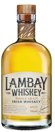 LAMBAY Whiskey Single Grain à base de blé - Whisky Irlandais 70cl 40°