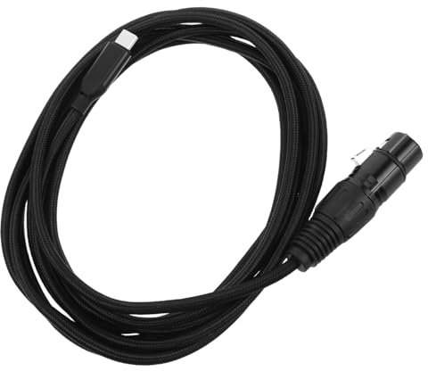 minkissy Type-c to Xlr Microphone Recording Cable Long Audio Connect Cable for Computer Laptop Practical Microphone Connector for Mic Supplies
