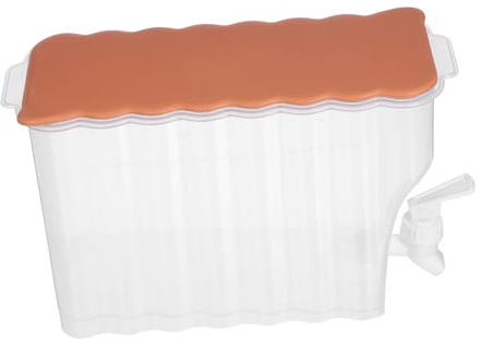 HOLIDYOYO Distributeur de Boissons Réfrigérateur avec Robinet Capacité Pichet Deau Froid Pratique pour Famille et Contenant Deau Portable et Sécurisé