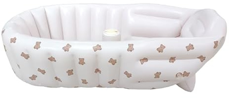 Gonflable Pour Nourrisson Siège Support Ergonomique Pliable Et Portable | Tub Bain Enfant , Douche, Évier, Plage, Natation, Été, Extérieur, Et Jeux