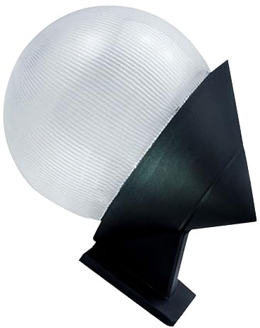 Lampada da Parete Sferica E27 in Pc, Pratica e Salvaspazio